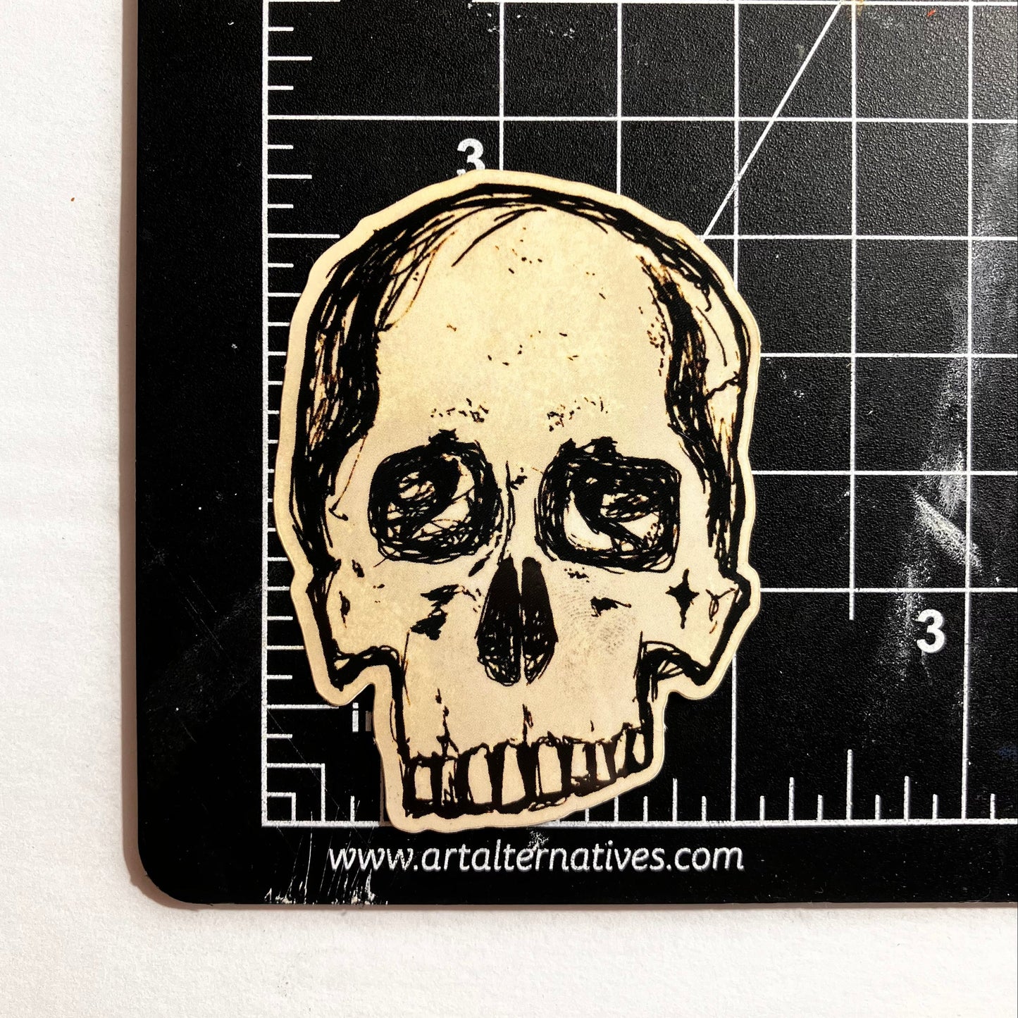 Starshine Skull Vinyl Sticker