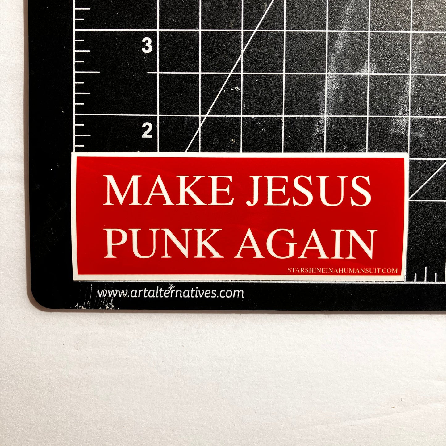 Make Jesus Punk Again Vinyl Sticker