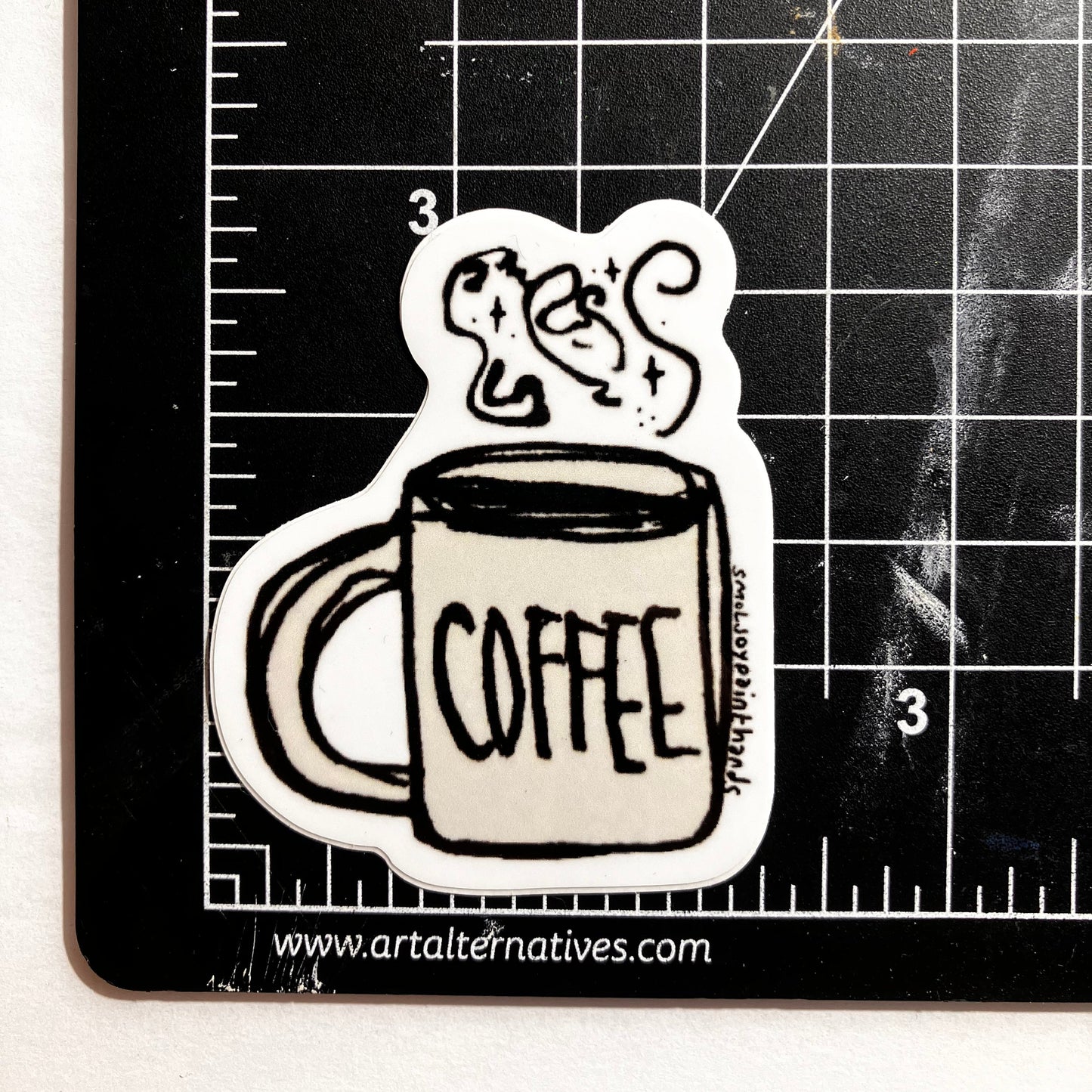 Hand Drawn Coup of Coffee Sticker