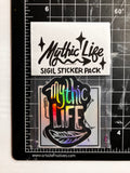 Mythic Life Holographic Sigil Sticker Pack