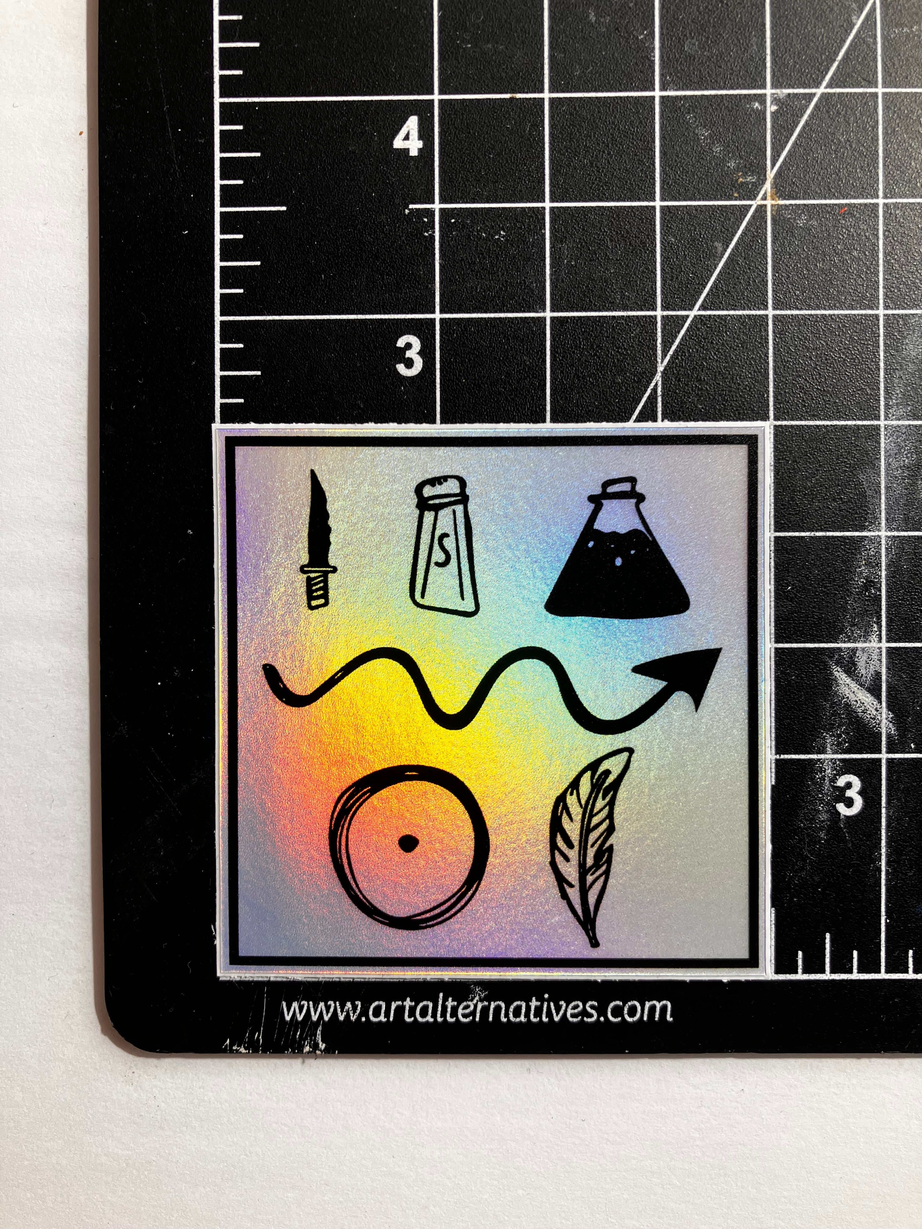 Mythic Life Holographic Sigil Sticker Pack