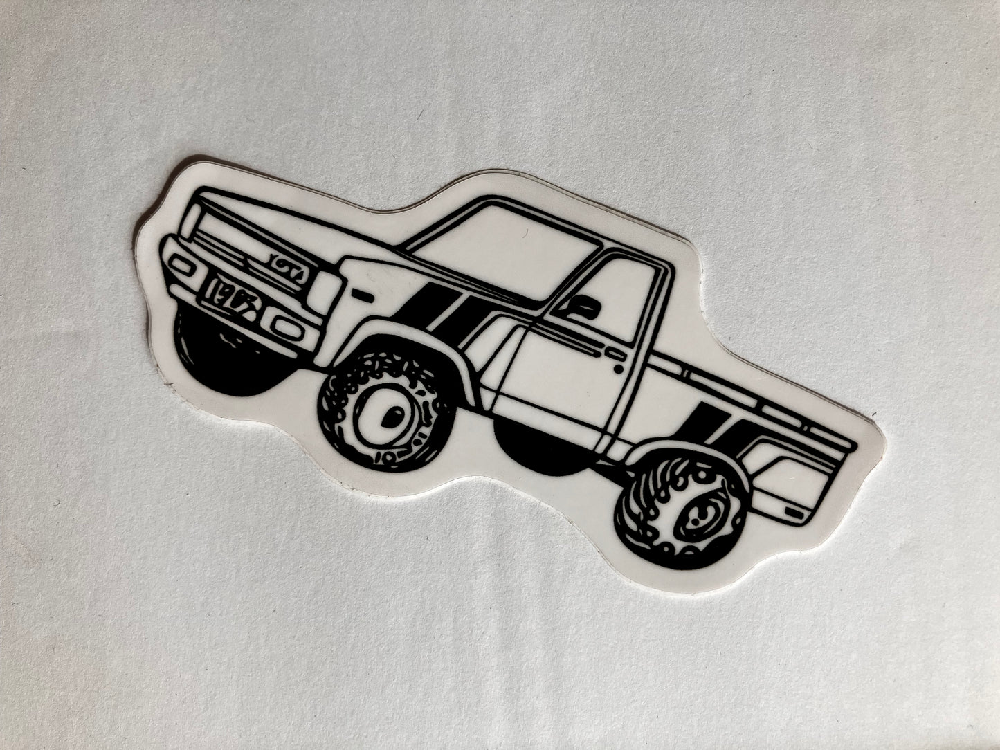 Yota Illustrated Truck Vinyl Sticker