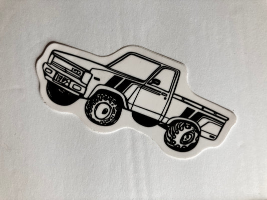 Yota Illustrated Truck Vinyl Sticker