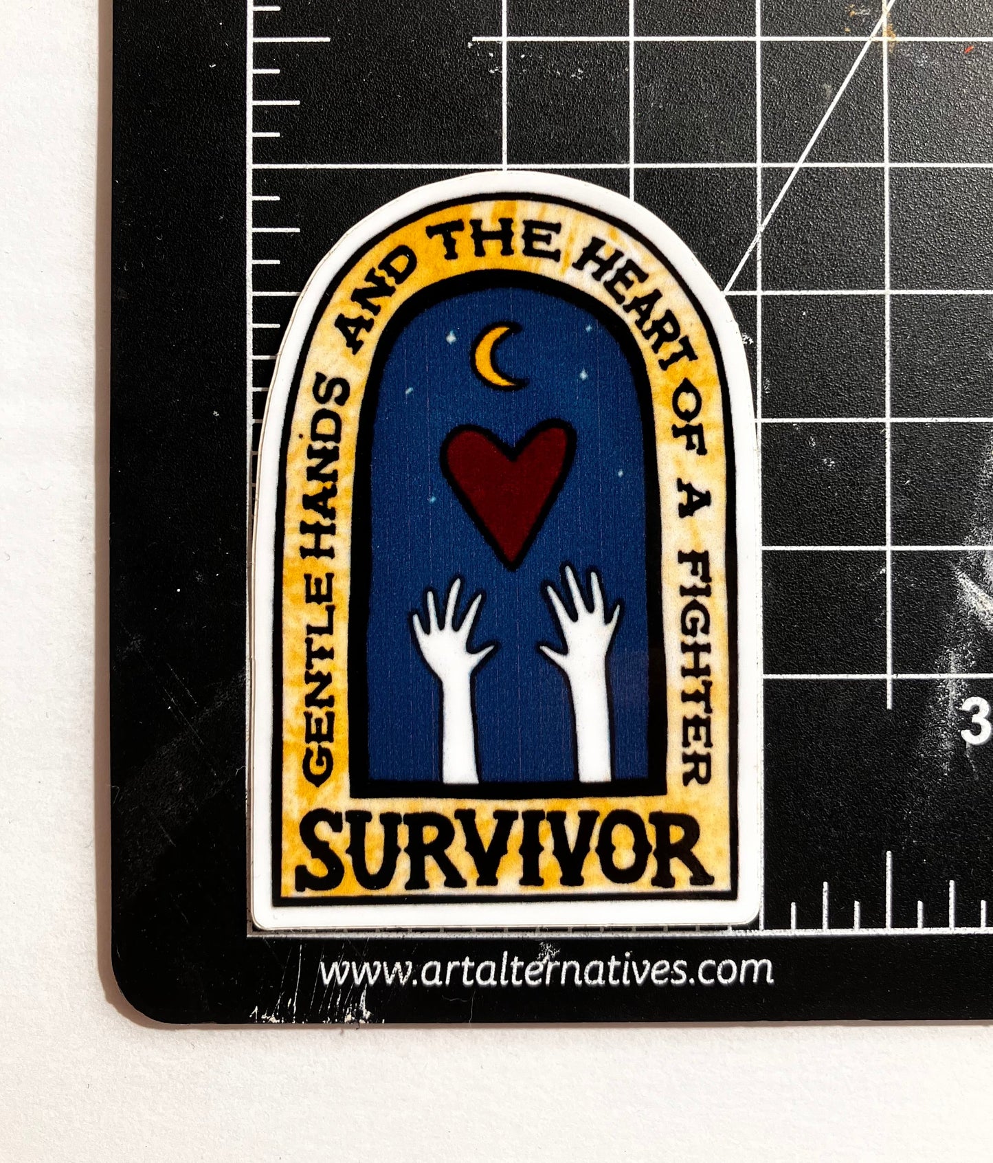 Reba "Gentle Hands" Vinyl Sticker