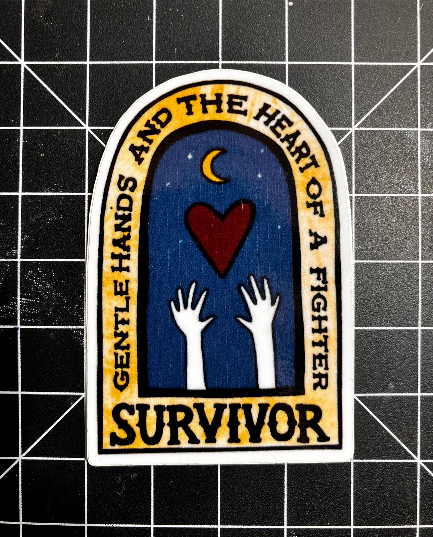 Reba "Gentle Hands" Vinyl Sticker