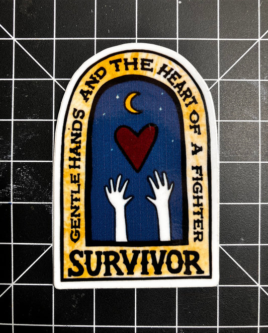 Reba "Gentle Hands" Vinyl Sticker