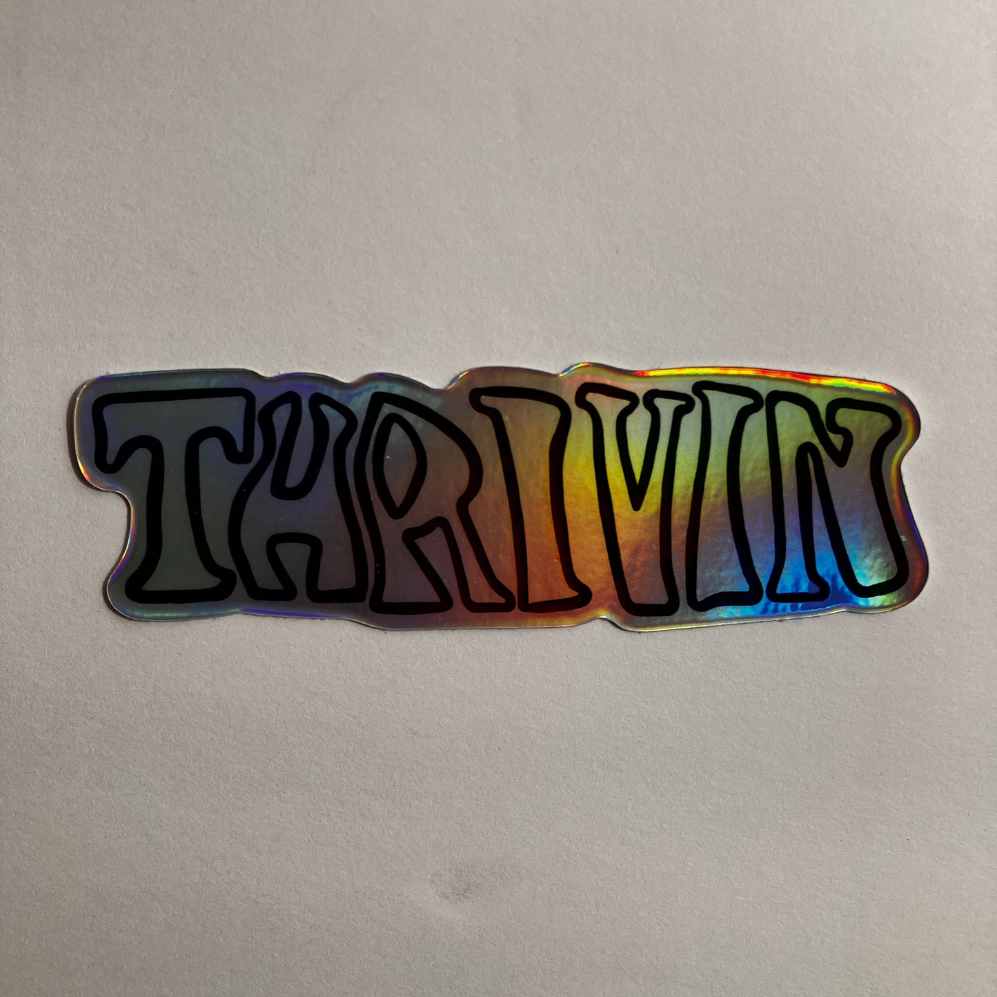 Thrivin Holographic Sticker