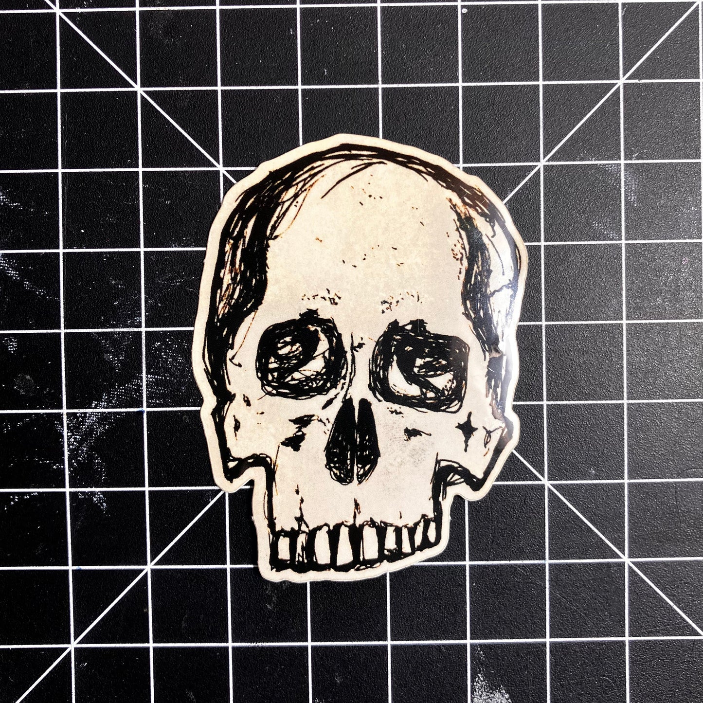 Starshine Skull Vinyl Sticker