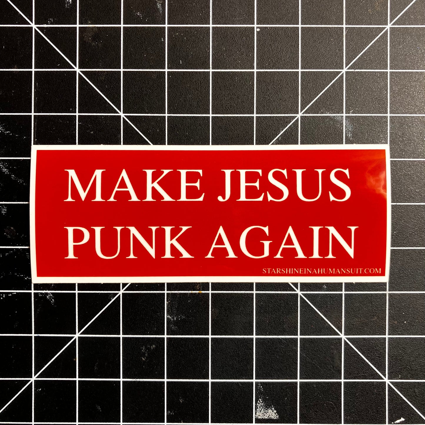 Make Jesus Punk Again Vinyl Sticker