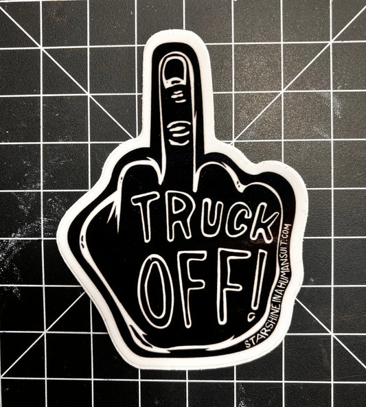 TRUCK OFF! Vinyl Sticker