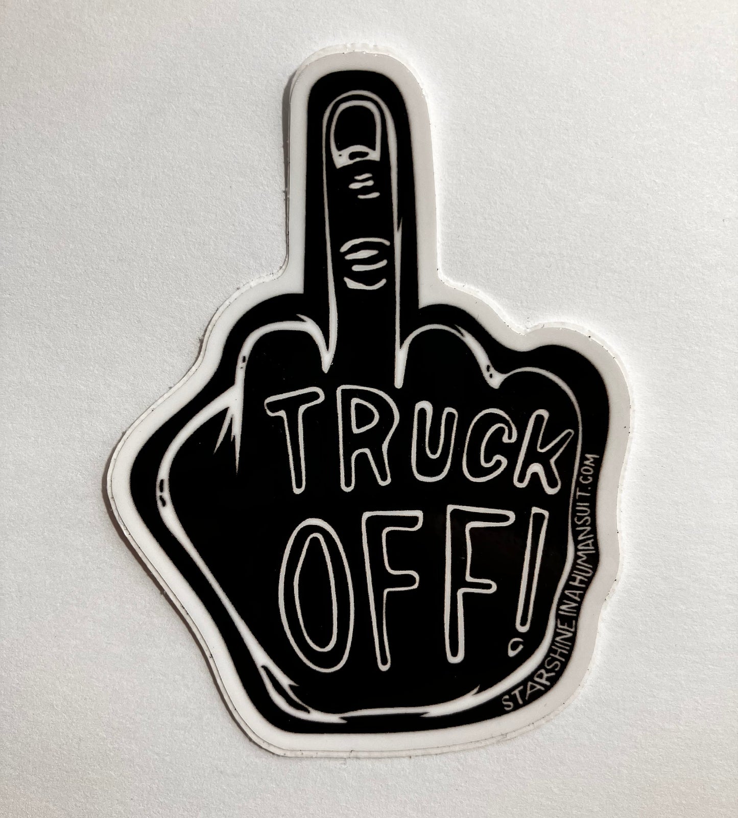 TRUCK OFF! Vinyl Sticker