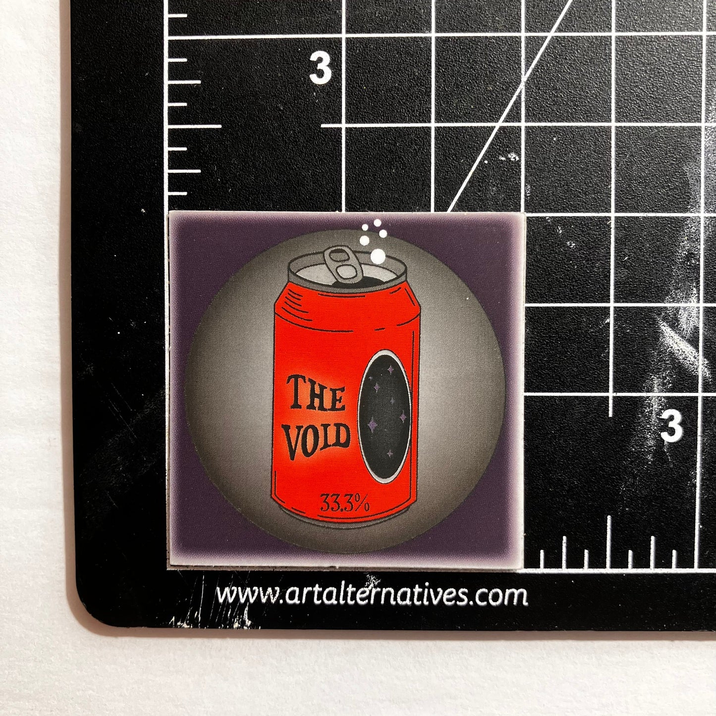 The Void Beer Can Vinyl Sticker