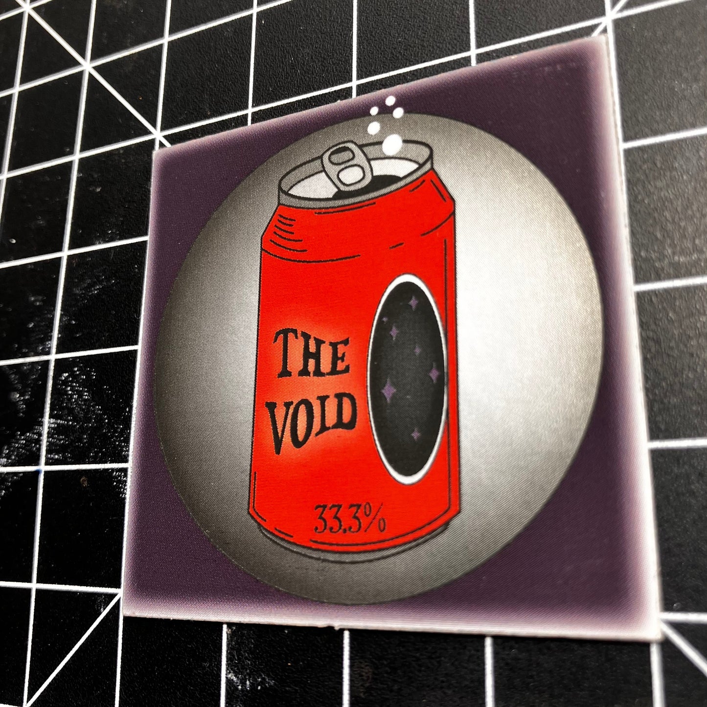The Void Beer Can Vinyl Sticker