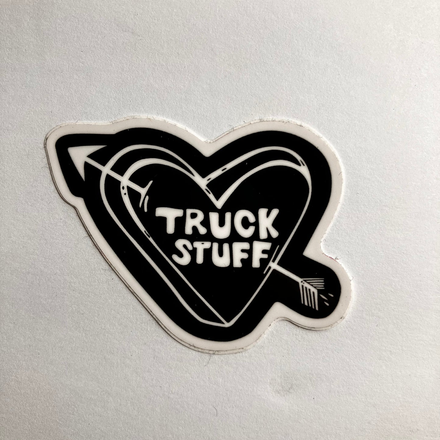 Truck Stuff Tattoo Heart Vinyl Sticker