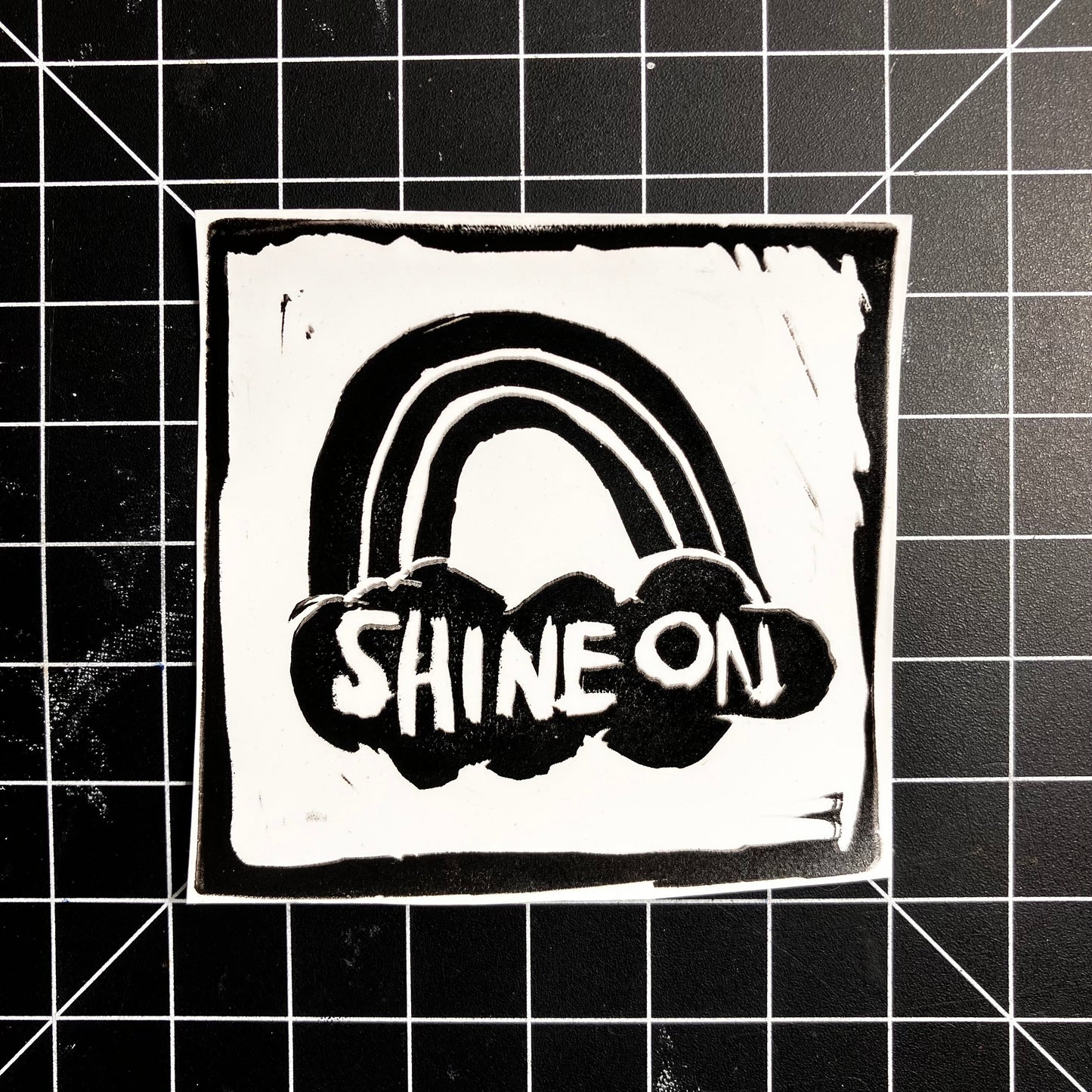 Shine On Rainbow Vinyl Sticker