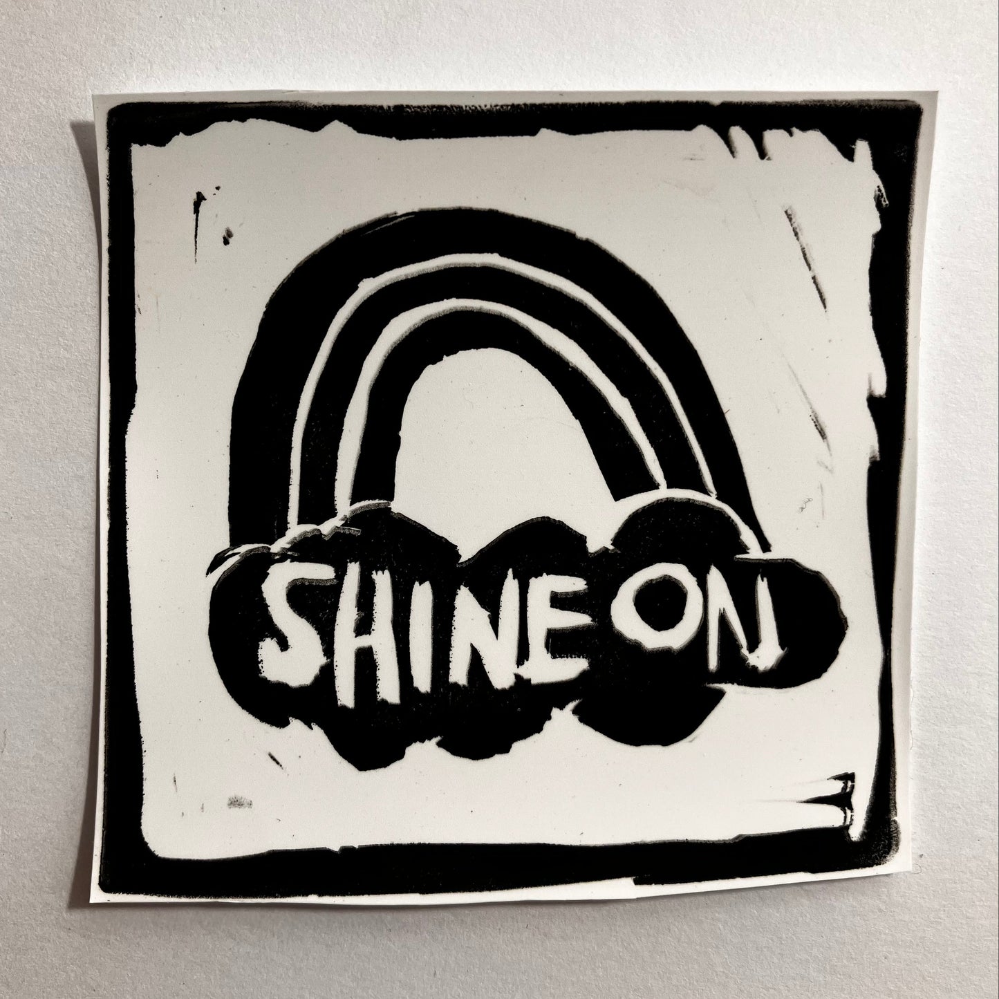 Shine On Rainbow Vinyl Sticker